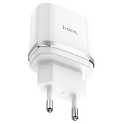 Адаптер Сетевой Hoco C12Q QC3.0 USB 3A/18W (white)
