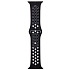 Ремешок - ApW Sport N Apple Watch 38/40/41 mm силикон на кнопке (S) (black/gray)