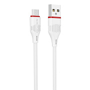 Кабель USB - micro USB Borofone BX17 Enjoy 12W 100см 2,4A  (white)
