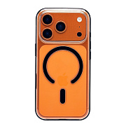 Чехол-накладка - SM041 SafeMag для "Apple iPhone 17 Pro/18 Pro" (transparent/black)