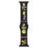 Ремешок - ApW01 Apple Watch 42/44/45/49 mm силикон (016) (black)
