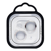 Защитное стекло для камеры - СG05 для "Apple iPhone 15/15 Plus" (silver)