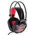 Компьютерная гарнитура Dialog HGK-20L Gan-Kata с подсветкой, игровая (black/red)
