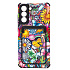 Чехол-накладка - SC284 с картхолдером для "Samsung SM-G990 Galaxy S21FE" (008) (multicolor)