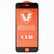 Защитное стекло Full Screen - 2,5D Flat для "Apple iPhone 6/iPhone 6S" (тех.уп.) (black)