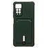 Чехол-накладка - SC304 с картхолдером для "Xiaomi Redmi Note 11 Pro 4G Global/Redmi Note 11 Pro 5G Global" (dark green)