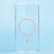 Чехол-накладка - SM006 SafeMag для "Apple iPhone 12" (прозрачный)
