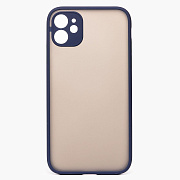 Чехол-накладка - PC041 для "Apple iPhone 11" (dark blue/black)