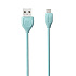 Кабель USB - micro USB Remax Replica RC-050M Lesu  100см 1,5A  (sky blue)
