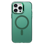 Чехол-накладка - SM025 SafeMag для "Apple iPhone 14 Pro Max" (green) (232097)