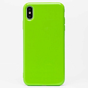 Чехол-накладка - SC158 для "Apple iPhone XS Max" (green)