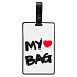 Брелок-бирка для багажа - рюкзака детская Luggage Tag (white) (020)