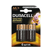 Батарейка AA Duracell LR6 (6-BL) (60)