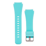 Ремешок - WB014 Samsung Gear S3 Frontier/Gear S3 Classic/Galaxy Watch 22 мм универсальный силикон на пряжке (регулируемый) (mint)