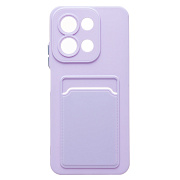 Чехол-накладка - SC337 с картхолдером для "Xiaomi Redmi 15C/Poco C85" (light violet)