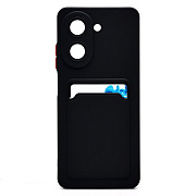 Чехол-накладка - SC337 с картхолдером для "Xiaomi Redmi A5" (black) (239983)