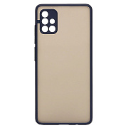 Чехол-накладка - PC041 для "Samsung SM-A515 Galaxy A51" (dark blue/black)