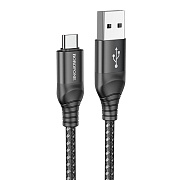 Кабель USB - Type-C Borofone BX56 15W 100см 3A  (black)