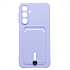 Чехол-накладка - SC304 с картхолдером для "Samsung Galaxy A16 5G" (light violet) (237555)
