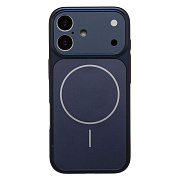 Чехол-накладка - SM090 AG-Glass для "Apple iPhone 17" (dark blue)
