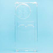 Чехол-накладка - SC276 с картхолдером для "Tecno Camon 30S Pro" (transparent) (235786)
