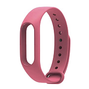 Ремешок - WB13 Xiaomi Mi Band 2 силикон на кнопке (регулируемый) (pink)