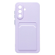 Чехол-накладка - SC337 с картхолдером для "Samsung Galaxy A36 5G" (light violet)