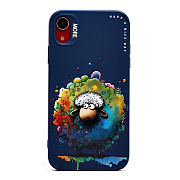 Чехол-накладка - SC335 для "Apple iPhone XR"  (овечка) (dark blue) (227092)