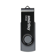 Флэш накопитель USB 64 Гб Smart Buy Twist Dual Type-C/Type-A 3.0/.3.1 (black) 