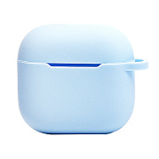 Чехол - Soft touch для кейса "AirPods (4-го поколения)" (light blue)