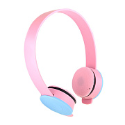 Проводные наушники полноразмерные - К-20 Jack 3,5  (pink/sky blue)