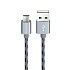 Кабель USB - micro USB Borofone BX24 Ring 12W 100см 2,4A  (metal grey)