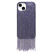 Чехол-накладка - PC095 POSH SHINE для "Apple iPhone 15" кристальный водопад (blue titanium) (237172)