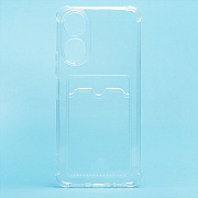 Чехол-накладка - SC276 с картхолдером для "Honor X5 Plus" (transparent) (233928)