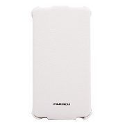 Чехол-книжка Nuoku ROYAL для Samsung Galaxy R (white) откр.вниз