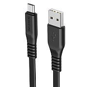Кабель USB - micro USB Borofone BX23 Wide  100см 2,4A  (black)