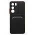 Чехол-накладка - SC337 с картхолдером для "Realme C71" (black) (241115)