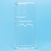 Чехол-накладка - SC276 с картхолдером для "Xiaomi Redmi 17 4G" (transparent) (246601)