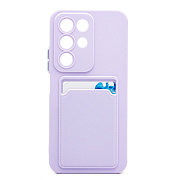 Чехол-накладка - SC337 с картхолдером для "Realme C85 5G/C85 4G/C85 Pro/P4 4G" (light violet)