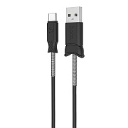 Кабель USB - Type-C Hoco X24 Pisces 10,5W 100см 2,1A  (black)