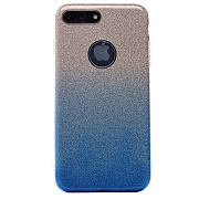 Чехол-накладка - SC097 Gradient для "Apple iPhone 7 Plus/iPhone 8 Plus" (blue/silver)