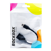 Кабель OTG - mini USB RockBox  10см 1A  (black) 