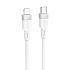 Кабель Type-C - Apple lightning Hoco X109 PD 27W 100см 3A  (white)