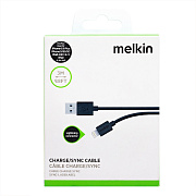 Кабель USB - Apple lightning Melkin 12W 300см 2,4A  (black)