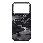 Чехол-накладка - MosBros (PC) для "Apple iPhone 17 Pro" (LF40) (black/gray) (242748)