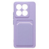 Чехол-накладка - SC337 с картхолдером для "Xiaomi 14T Pro" (light violet)