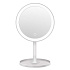 Зеркало - круглое настольное с подсветкой (повр. уп.) (white)