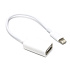 Переходник USB (м) - Lightning (п) RockBox 10см (white)