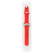 Ремешок - ApW Sport Band Apple Watch 38/40/41 mm силикон на кнопке (L) (spicy orange)