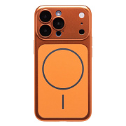 Чехол-накладка - SM091 AG-Glass SafeMag для "Apple iPhone 13 Pro" (orange)